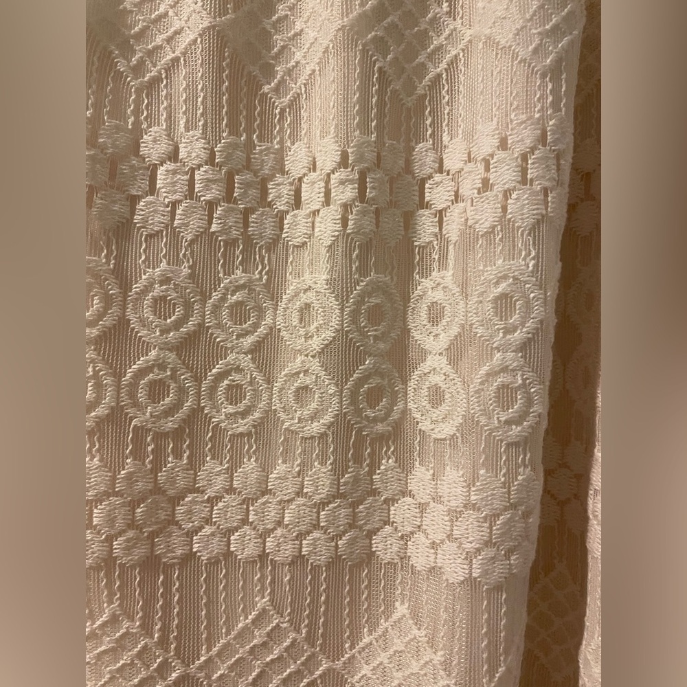 MISS PINKY ivory lace maxi skirt-medium NWT - Picture 2 of 6